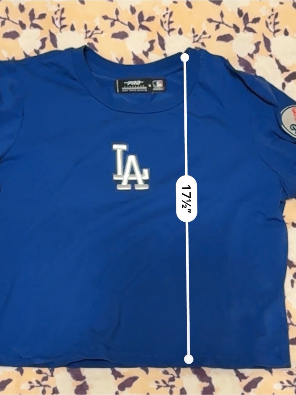 MLB LOS ANGELES DODGERS GAME DAY CLASSICS WOMEN'S SINGLE JERSEY BABY DOLL TOP - Picture 2 of 7